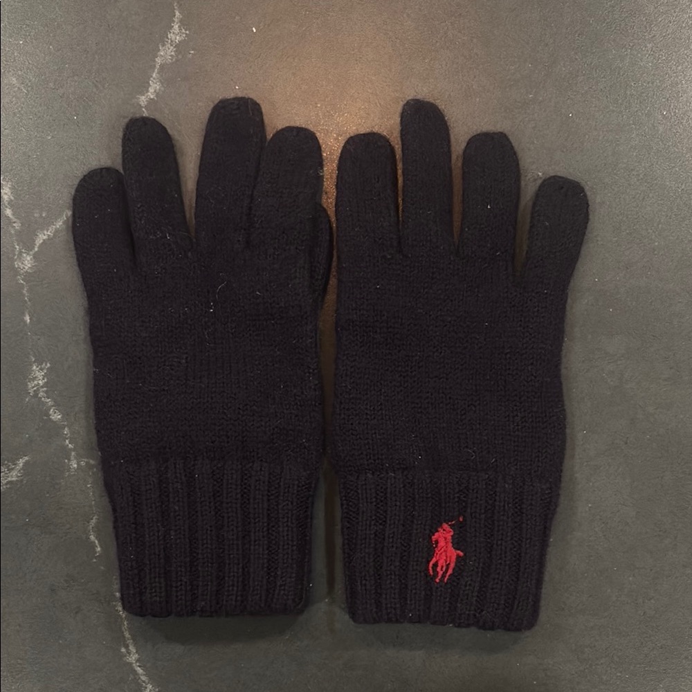 Navy Ralph Lauren Gloves